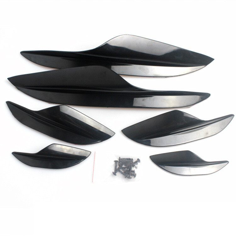 ABS Đen Cản Trước Gió Dao Vây Cho 2005-2013 BMW 3 Series E92 E93 E90 M3