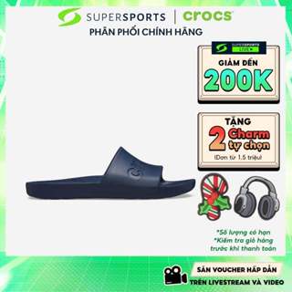  Dép Quai Ngang Unisex Crocs Classic - Xanh Navy - 210088-410 ADS02 LS100 B000 