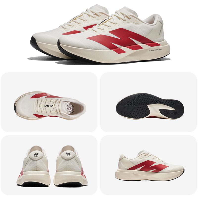 CAMEL CROWN Giày chạy bộ nam và nữ với đế sợi carbon Giày thể thao chống trơn trượt và thoáng khí | BigBuy360 - bigbuy360.vn