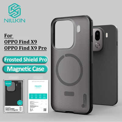 Ốp Điện Thoại Từ Tính Nillkin Cho OPPO Find X9 Pro / X9 Slim Frosted Chống Sốc Chống Trầy Xước