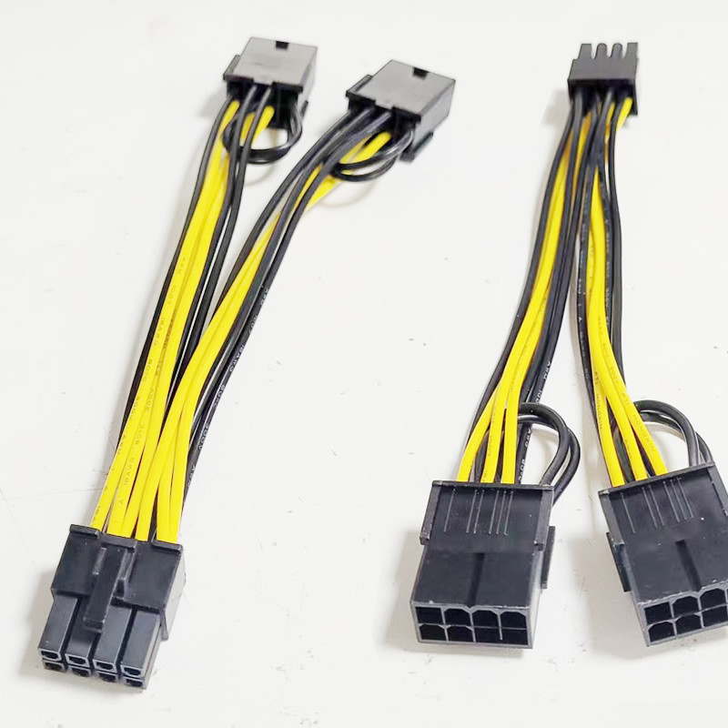 GPU GPU Card đồ họa Cáp chuyển đổi nguồn K80 M40 M60 P40 V100 A6000 6P 8P đến 8P Cáp cấp nguồn