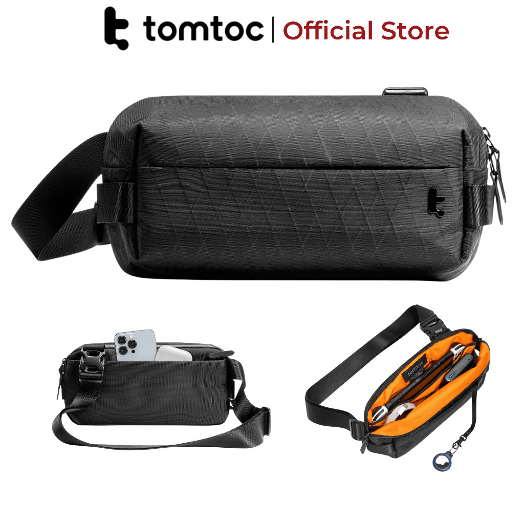 Túi đeo chéo đựng phụ kiện Tomtoc Compact EDC X-pac Sling Bag chính hãng, kháng nước tốt, bền bỉ