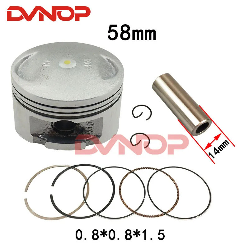 Vòng Piston Xe Máy Cho Xe Honda SH150 Qianjiang Liren QJ150T-10C KGG Keeway Outlook150 Outlook 150cc