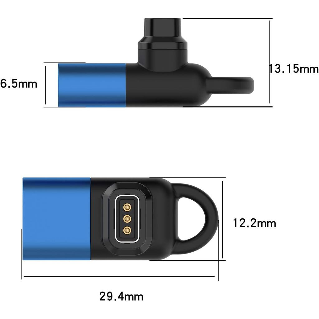 Bộ sạc đồng hồ Bộ chuyển đổi USB Type-C Bộ chuyển đổi cáp sạc Tương thích cho Coros Pace 2 / Coros P