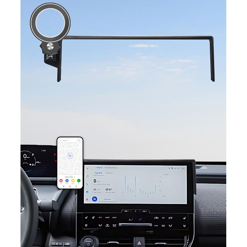 Giá Đỡ Điện Thoại Ô Tô Cho Xe Toyota BZ4X 2023-2025 / Subaru Solterra 2023 2024 2025 Phụ Kiện Áp Dụn