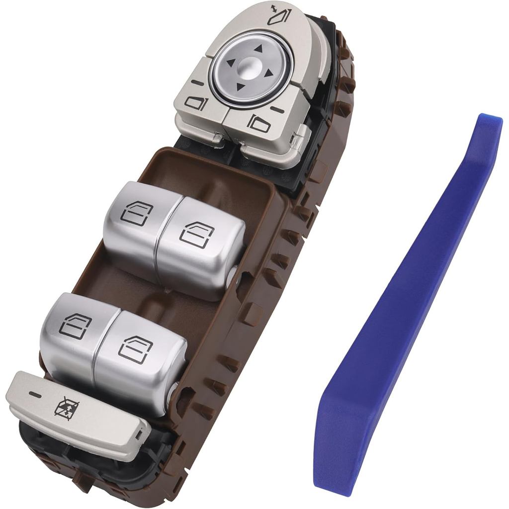 Công tắc cửa sổ điện Obaee Master Bên tài xế phía trước Tương thích với Mercedes-Benz C300, C350e, C