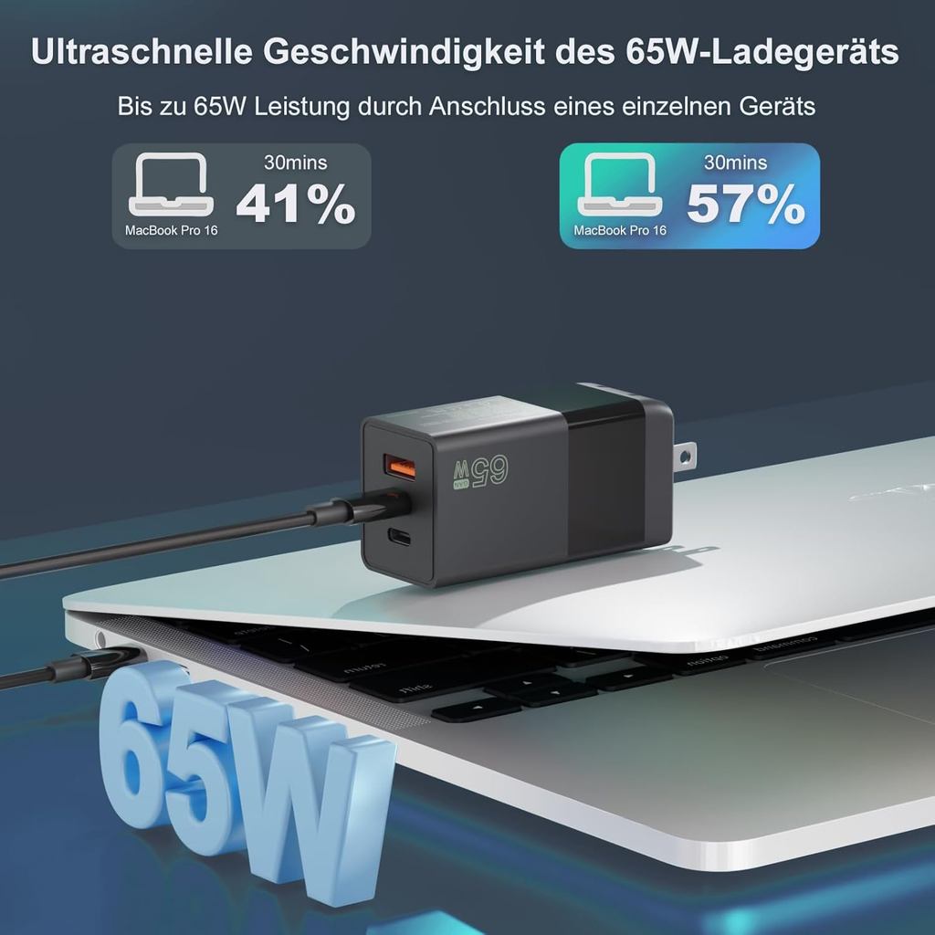 Bộ sạc YANGUO 65W Tương thích cho Samsung Galaxy S25 Ultra / S25 / S25 + / S24 Ultra / S24 / S24 + /