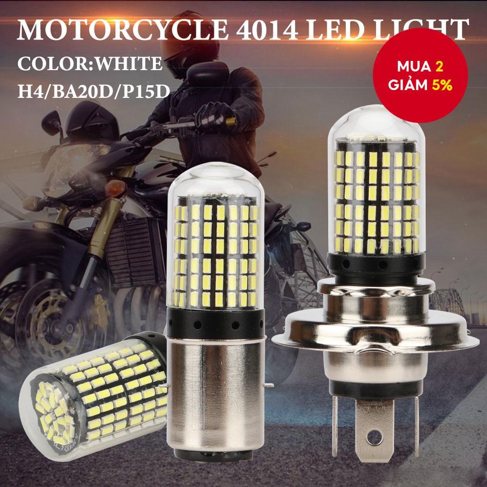 Đèn pha LED xe máy dc12v 9w đèn pha 144SMD P15D h4 ba20d cho xe máy 1 cái