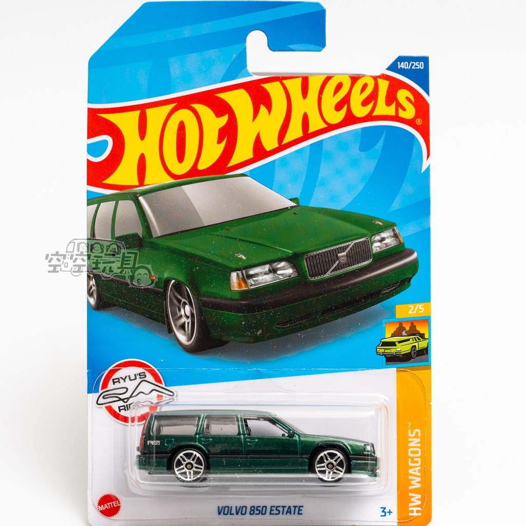 Không. 140 VOLVO 850 ESTATE VOLVO Xanh Mattel Hot Wheels Hợp Kim Xe Thể Thao Nhỏ