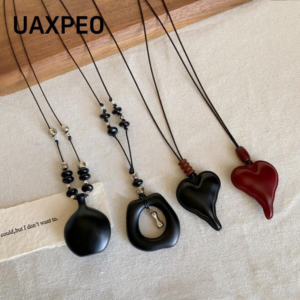 Dây chuyền da lá rỗng và gỗ vintage handmade style boho cho nam giới