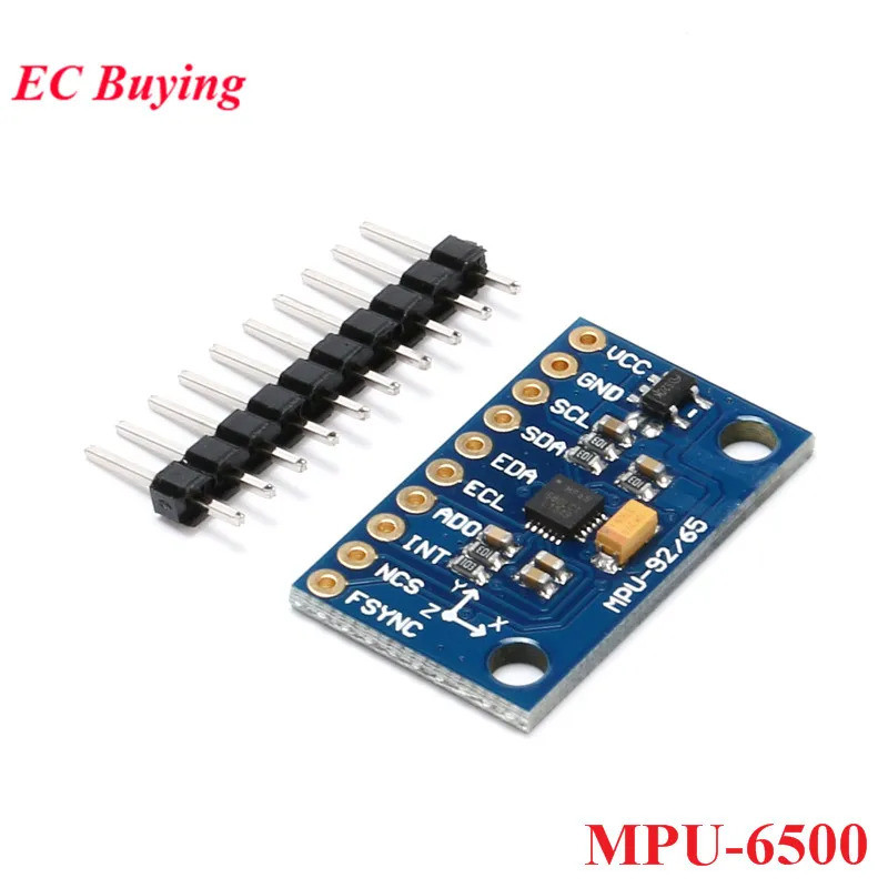 EC buying MPU-6500 GY-6500 Mô-đun cảm biến gia tốc quay hồi chuyển 6 trục IIC I2C SPI Thay thế MPU60
