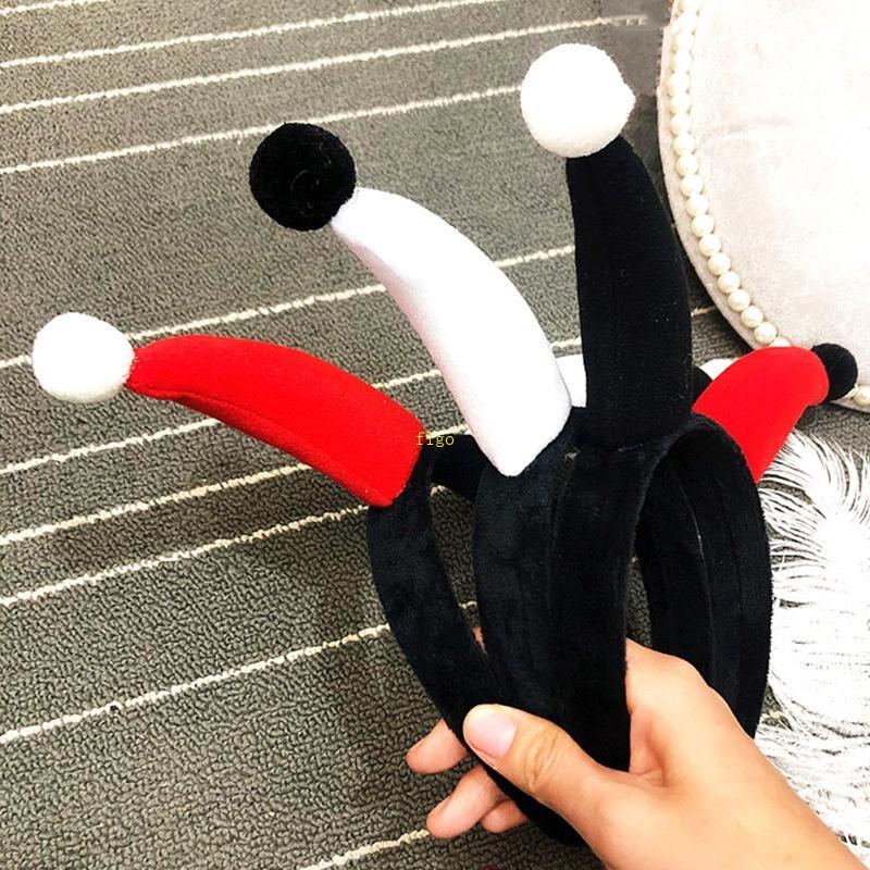 Flgo Devil Horn Shape Headband Halloween Make-up Cosplay Hairband cho phim