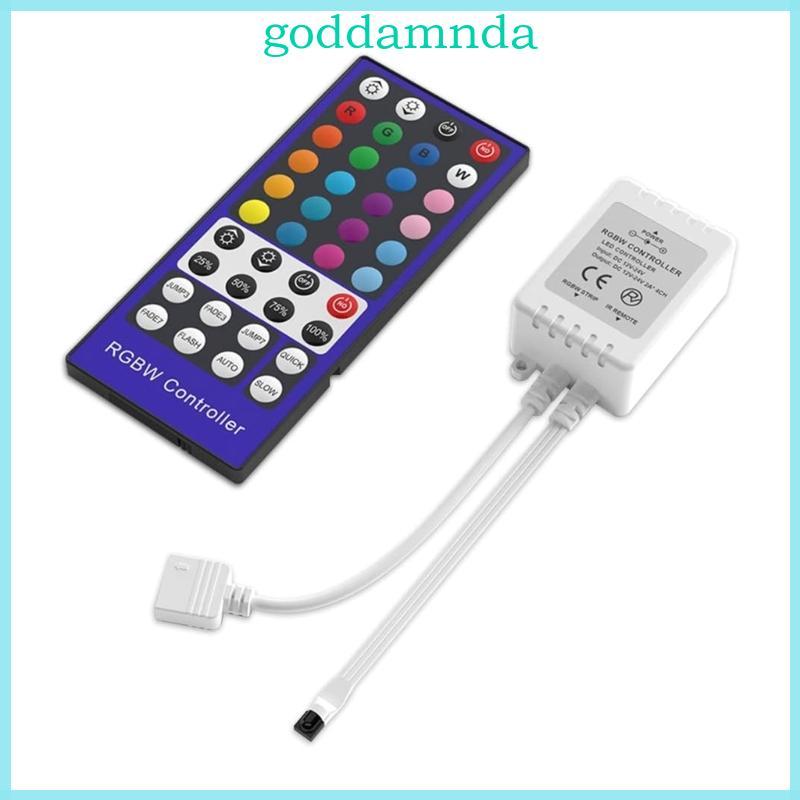 Đèn LED dải GODD RGBW RF Bộ điều khiển từ xa Dải RGBW Bật đèn