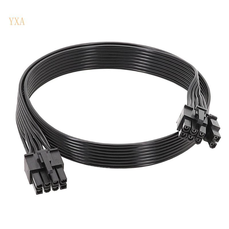 Cáp mô-đun YXA choCorsair HX1200 HX1000 HX850 HX750 GPU PCIe 8Pin 6 + 2Pin sang PCIe CPU 8Pin 18awg 