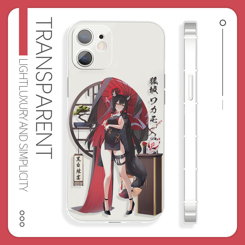 Foxsaka Wakama Blue File Apple 16pro Vỏ Điện Thoại Silicon xs Hai Chiều vivos18 Thích Hợp Cho iQOOz9