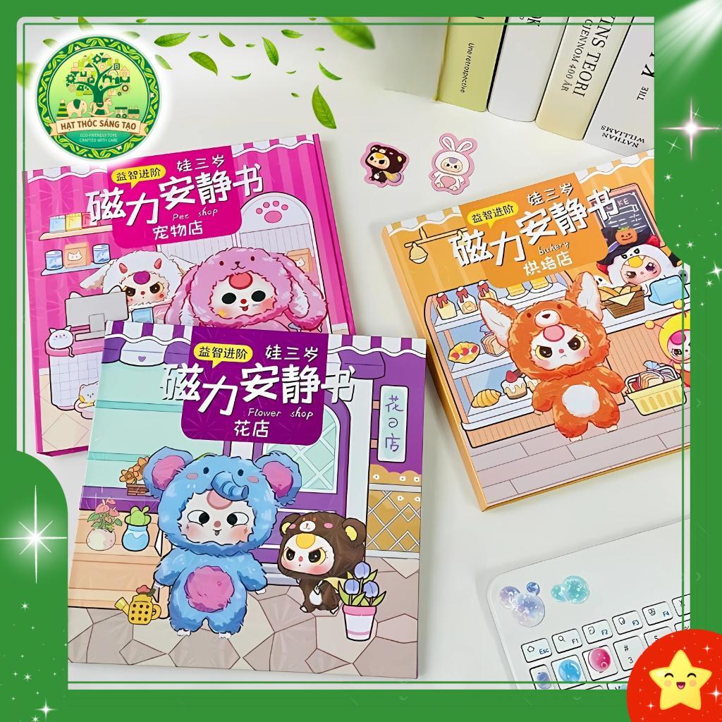 Sticker Baby Three Size To | Nam Châm Bám Chắc, Nhiều Chủ Đề Như Bakery, Pet, Flower Shop, Kuromi, …