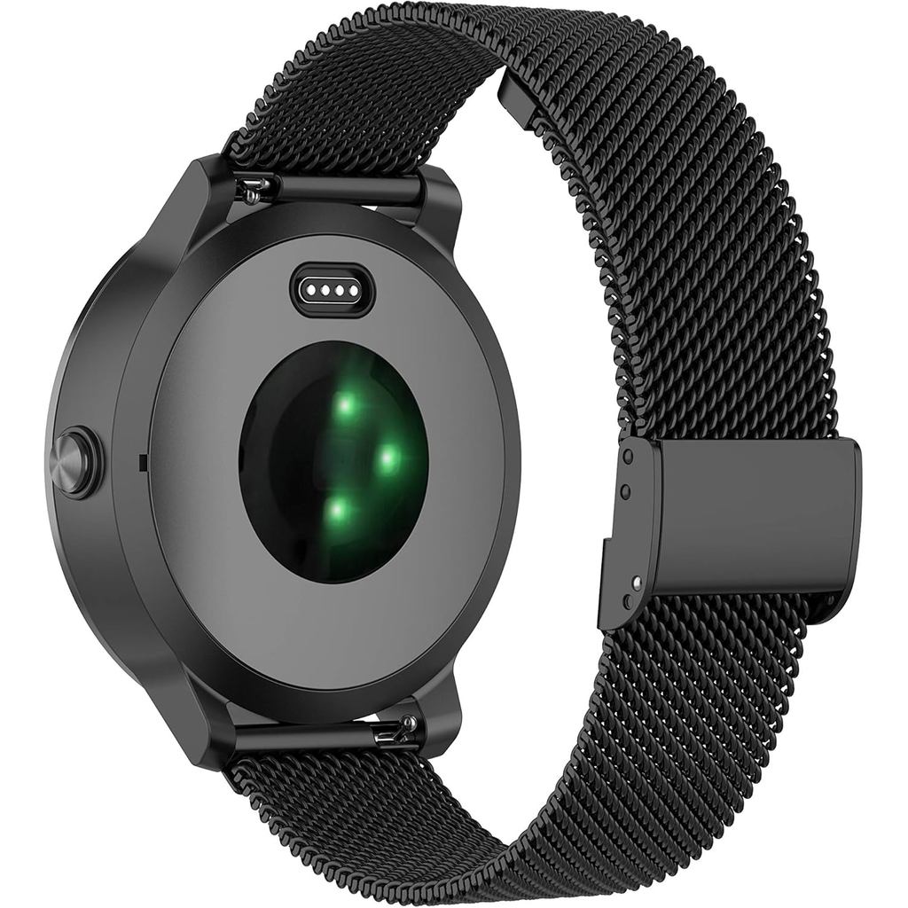 Vòng đeo tay bằng thép không gỉ lưới kim loại Chofit Tương thích với Motorola Moto Watch 120 Band dà