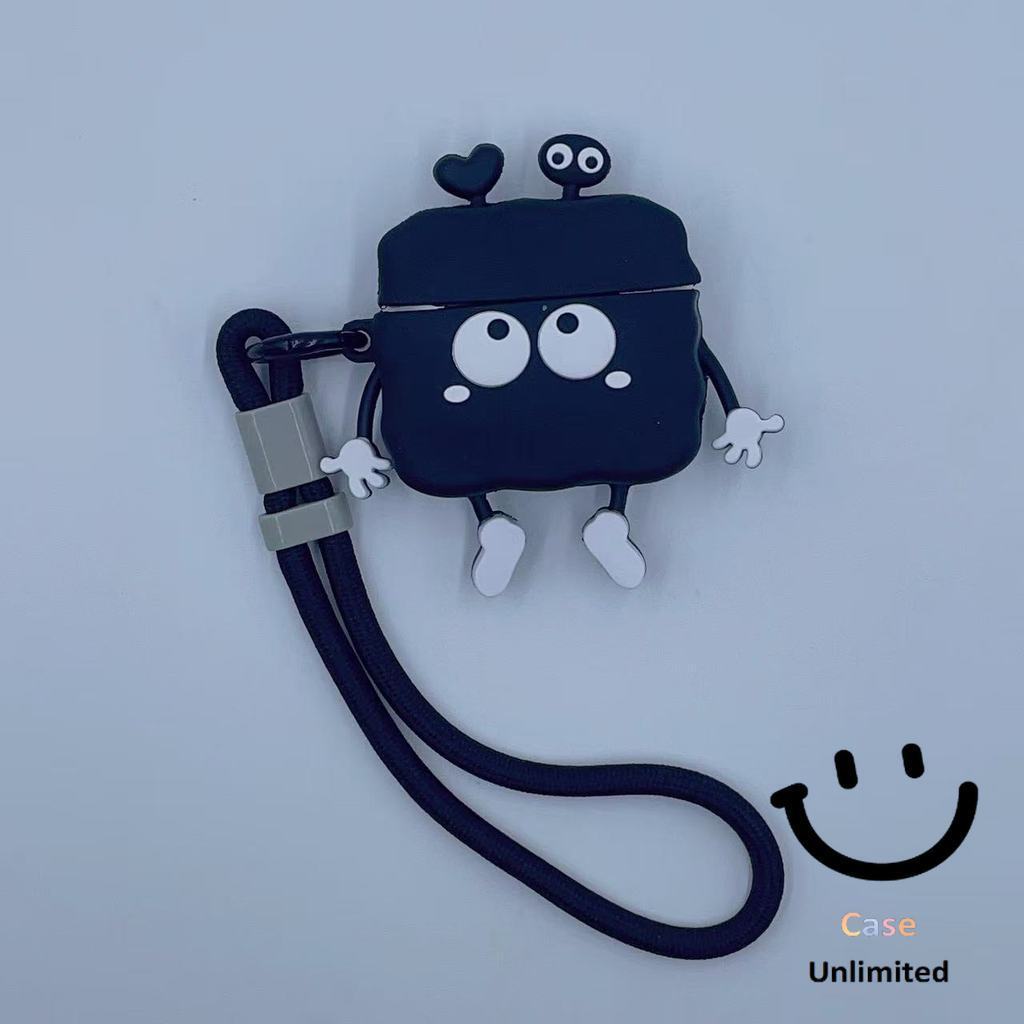 Dành Cho GOOJODOQ J201 J206 J228 J229 Case Ốp Tai Nghe hộp đựng tai Vỏ Tai Nghe & Dây Buộc Sáng Tạo 