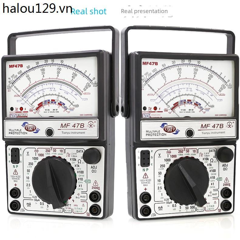 Nam Kinh Tianyu MF47B Con trỏ vạn năng Cơ khí Độ chính xác cao Buzzer Chống cháy Đồng hồ vạn năng bả