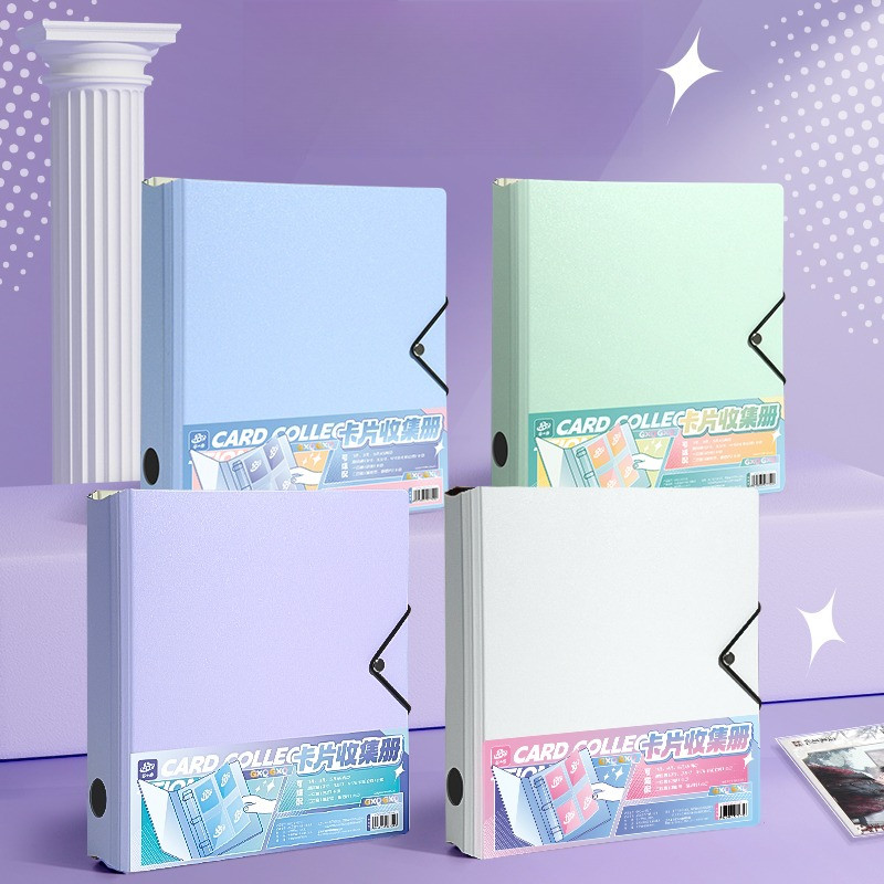 Kawaii Binder A5 / A4 D-Ring Album cho 3 "Thẻ K-pop Idol Photocard Chủ, Pin Huy hiệu Polaroid Photo 