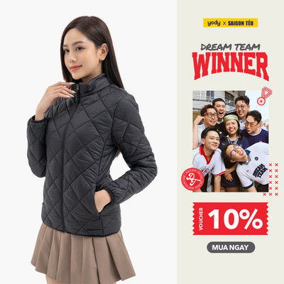Áo phao nữ trần trám áo Yody siêu ấm, may twill, siêu gọn, siêu thoải mái TRA - PHN6040