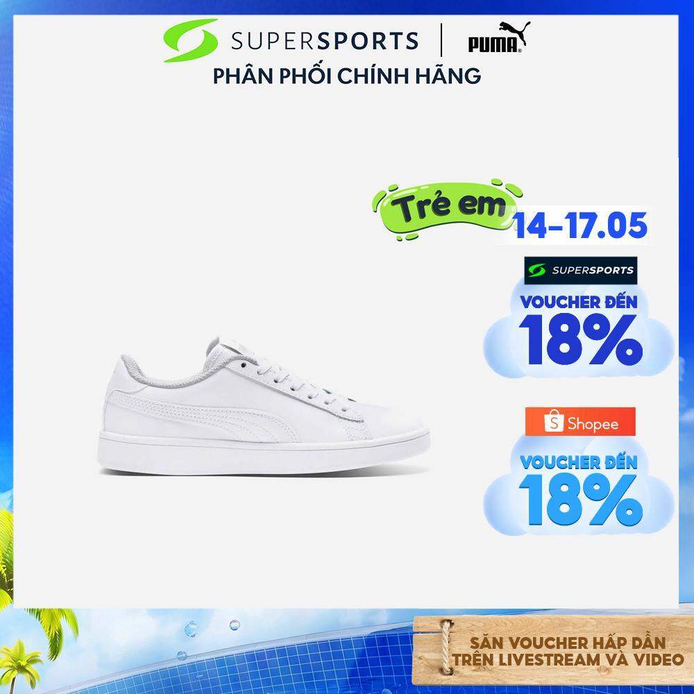 Giày Thời Trang Trẻ Em Puma Smash V2 - Trắng - 36517002