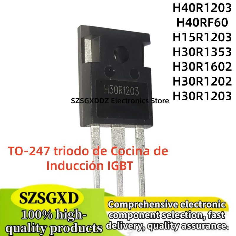 5 Chiếc H30R1602 H30R1203 H30R1203 H30R1602 H30R1353 H15R1203 H40R1203 IHW40N60RF H40RF60 TO-247 IGB