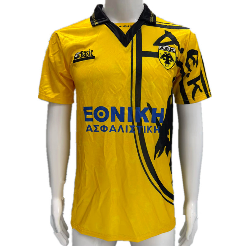 Áo bóng đá AEK Athens Retro 1993 1994 Áo bóng đá cổ điển