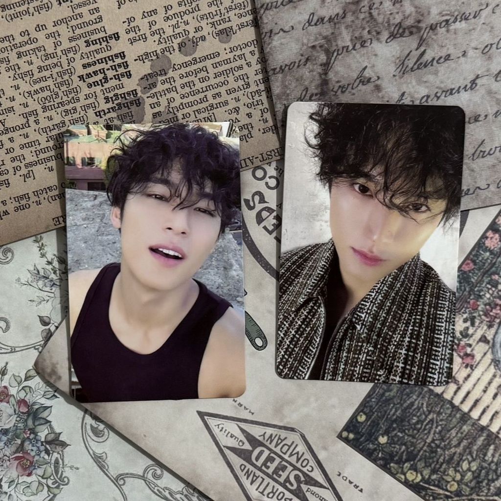 Seventeen Kim Min Kyu dạy Bao Văn Thư đặc biệt thẻ xoăn Kyu xung quanh thẻ nhỏ