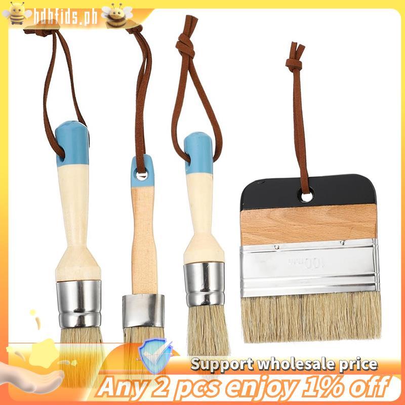 -Wax Brush Paint Brush Ngăn kéo Bộ lưu trữ Trang trí nội thất Bàn chải Chip Paint Brush Stain Paint 
