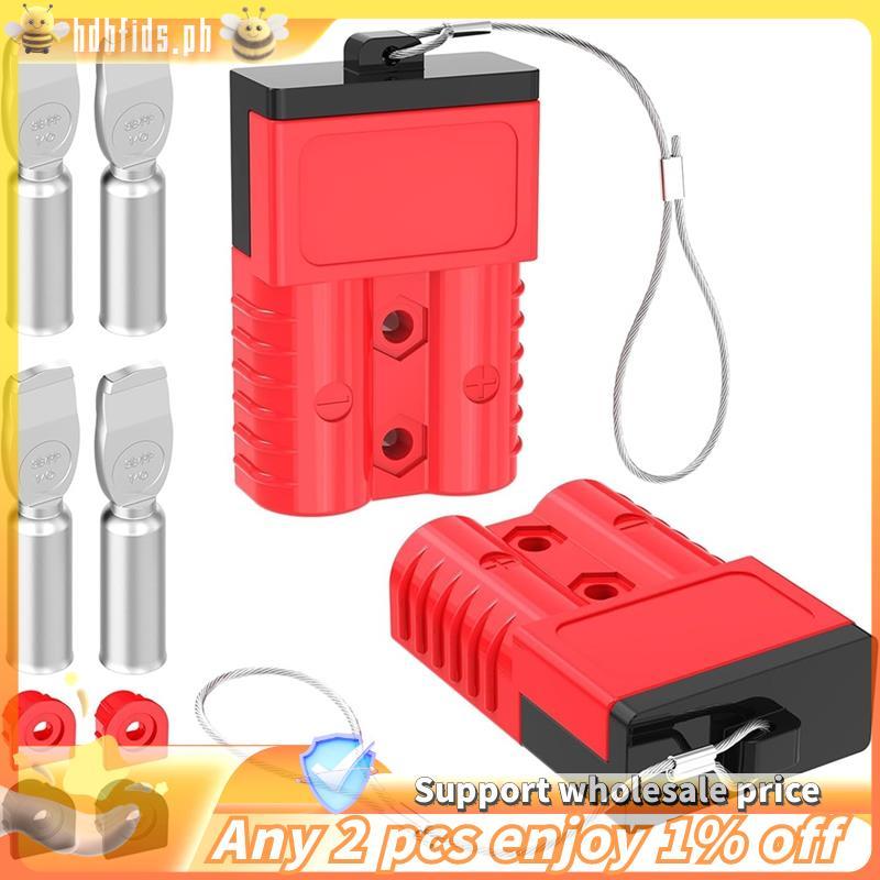 -For Connector, Bộ phụ tùng thay thế kết nối pin 175AMP 1 / 0AWG có nắp cứng 12V-36V để cắm tời Bộ d