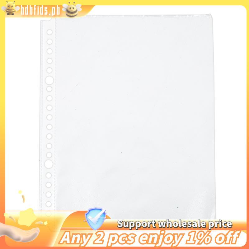 - Gói 200 túi đục lỗ trong suốt A5 - Thư mục Poly bằng nhựa