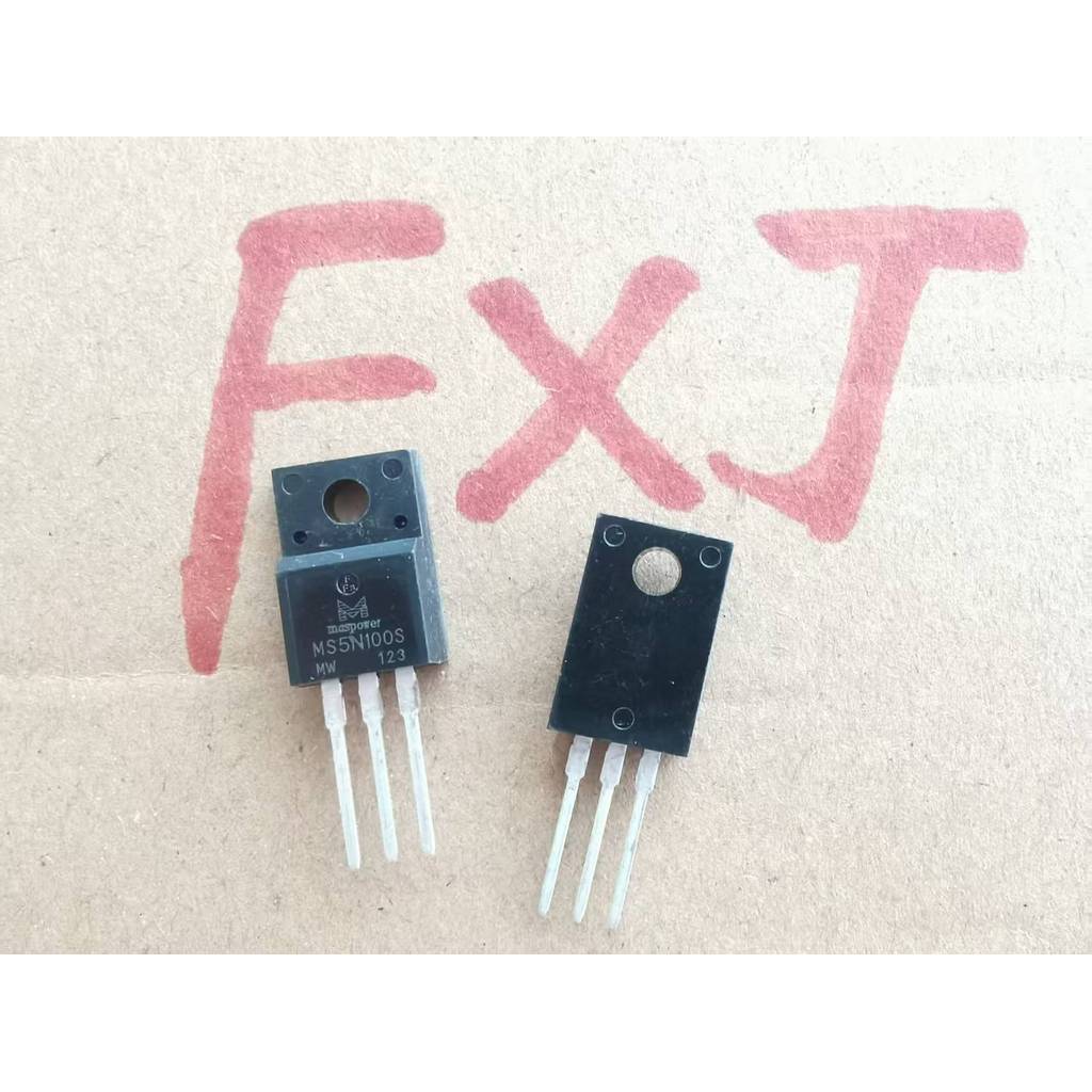 ((5 Cái) MS5N100S Ống Hiệu Ứng Trường 5A 1.000V Nhập Khẩu Mới MS5N100 TO-220F Transistor