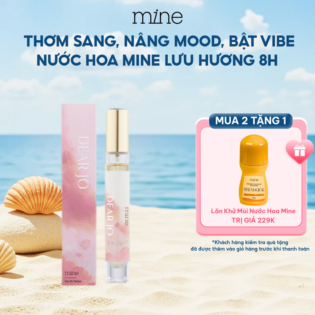 Nước Hoa Mine Dear Jo Hương Hoa Hồng Và Xạ Hương Nhẹ Nhàng, Tinh Tế 9ml | BigBuy360 - bigbuy360.vn