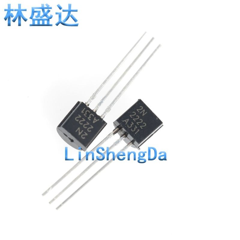 In-Line Triode 2N222 NPN Loại Transistor Công suất thấp Bao bì TO-92 Triode 2222