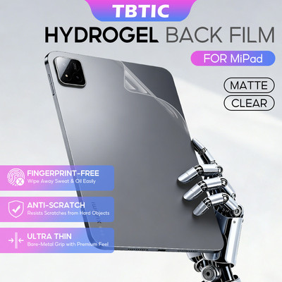 Phim Hydrogel TBTIC Cho Xiaomi Pad 8 / 7 Pro 11.2 inch Redmi Pad2 / Pad2 2025 Mặt Sau Bảo Vệ Màn Hình Phim