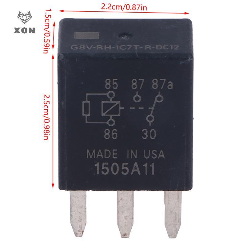 [XON] G8V-RH-1C7T-R-DC12 G8VRH1C7TRDC12 12V Rơle ô tô SPDT 35A 12VDC 5Pins [Mina]