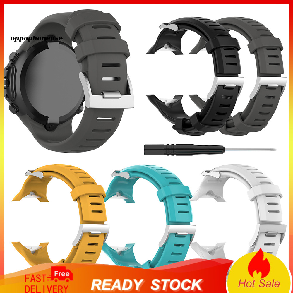 Dây đeo đồng hồ có thể điều chỉnh mềm thay thế OPPO cho SUUNTO D6 Dive / D6i NOVO / ZULU