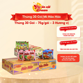  Mì Tôm Hảo Hảo Chua Cay Acecook | Mì Gói Ăn Liền | Thùng 30 Gói thơm ngon 