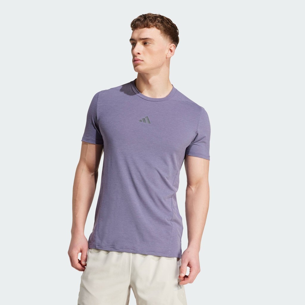 adidas Gym & Training Áo Thun Tập Luyện Designed for Training Nam Màu tím JX3289