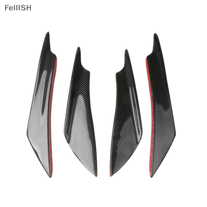[Felli] Cản Trước Bên Canards Splitter Fins Universal Front Bumper spoiler 436br