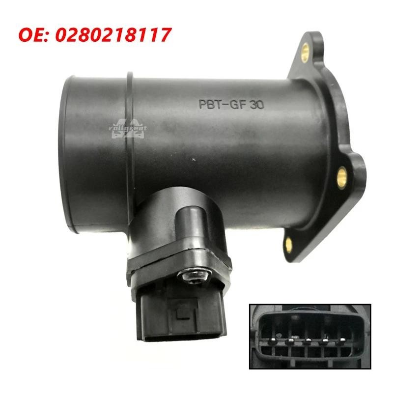 0280218117 Đồng hồ đo lưu lượng không khí khối MAF Cảm biến cho Nissan Almera N16 Primera Sentra B15