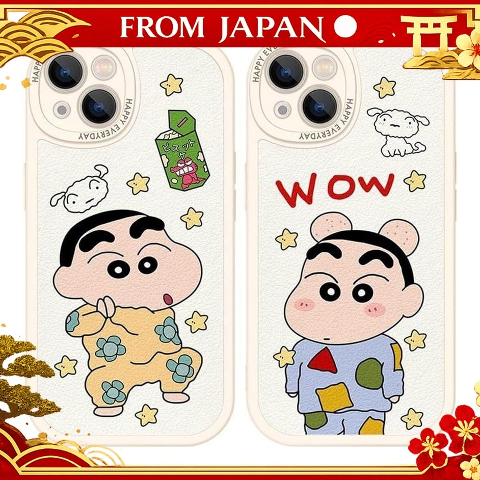 Crayon Shin-chan Mobile Cover iPhone 11 Case Cute Crayon Shin-chan Shock Absorption Scratch Preventi