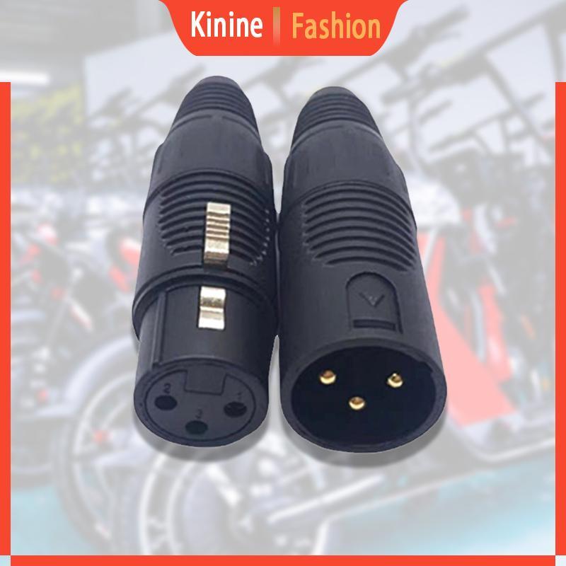 KIN Wearproof 3Pin XLR Connector 3 Pin Nam Nữ Jack Cắm Cho Cáp Xe Đạp Điện