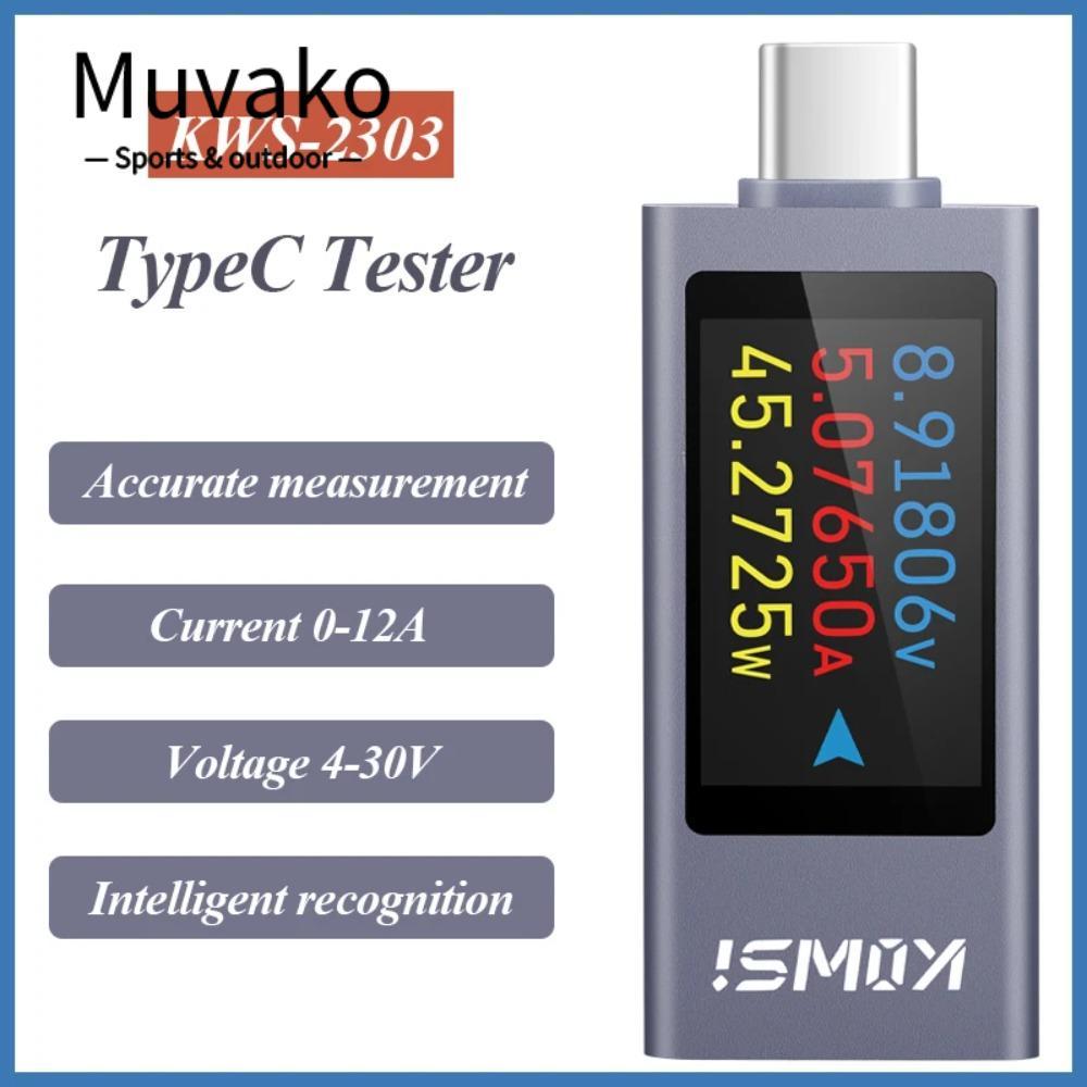 Màn hình hiện tại và điện áp MUVAKO, Máy kiểm tra đồng hồ đo công suất KWS-2303C PD, Màn hình LCD Ty