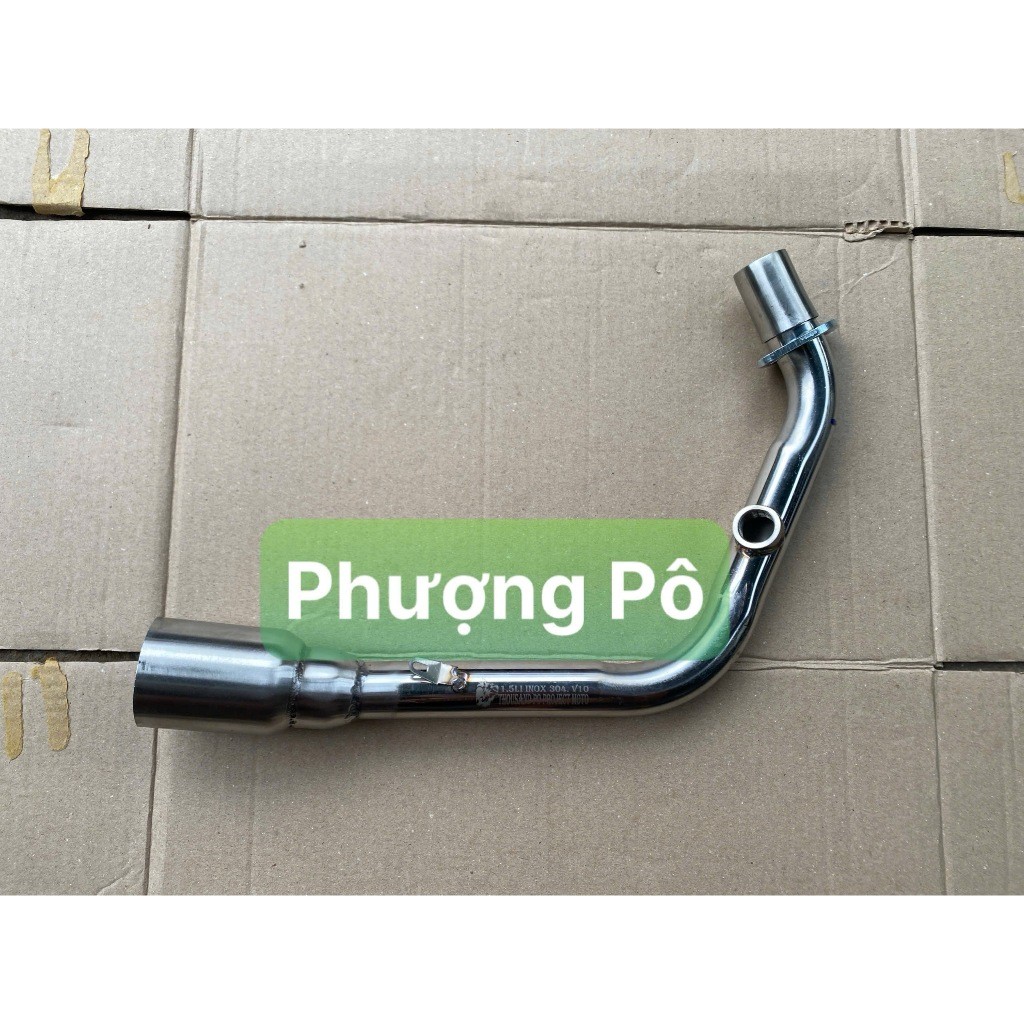 Cổ pô INOX 304 gắn PÔ LON PÔ ĐỘ 27X51mm cho VESPA SPRINT-LIBERTY 18