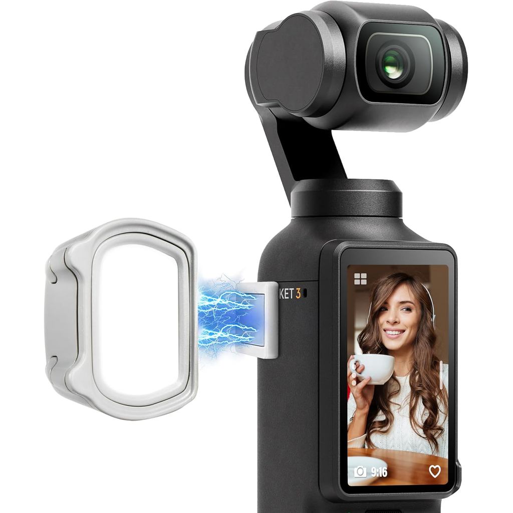 Đèn lấp đầy từ tính STARTRC cho Combo DJI Osmo Pocket 3 Creator, Gắn từ tính Tương thích với phụ kiệ