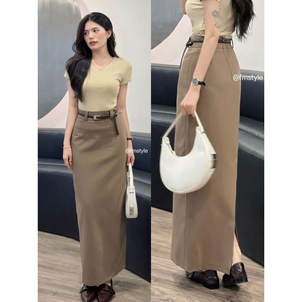 Chân Váy Dáng Suông Nữ FMSTYLE SHOP - Thời Trang Công Sở, Form Đẹp Tôn Dáng 25030364