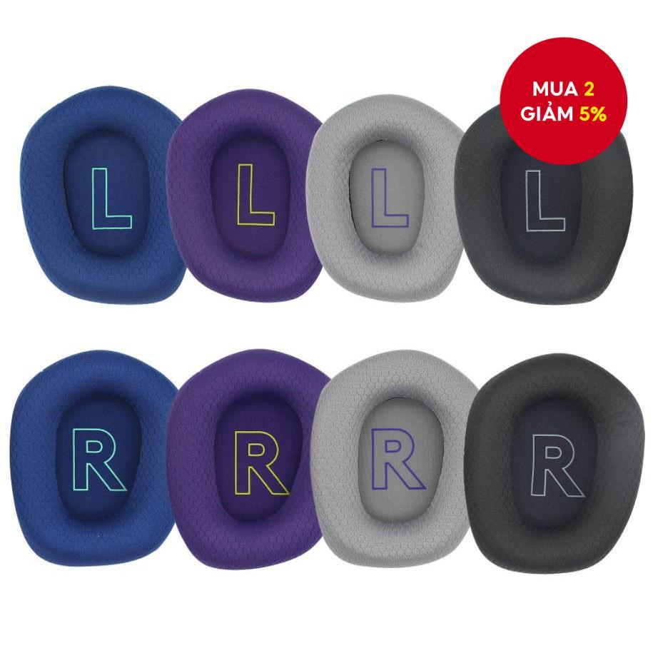 Tai nghe game không dây Logitech G733 G733 Lightspeed với đệm tai bằng vải nhớ thay thế mới.