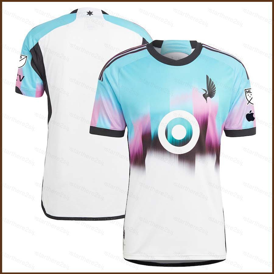 Áo thun bóng đá MLS Minnesota United FC 2023-2024, tay ngắn, phù hợp size lớn